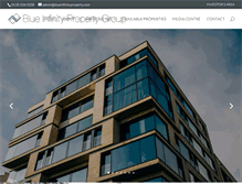 Tablet Screenshot of blueinfinityproperty.com